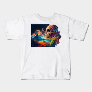 Alien World |Trippy|Dark| Kids T-Shirt